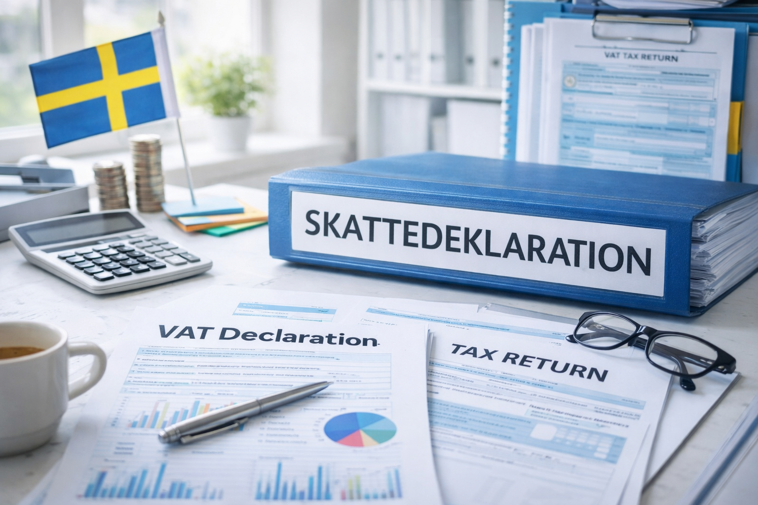 Moms och skattedeklarationer